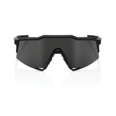 100% SPEEDCRAFT - Soft Tact Black - Smoke Lens - 1