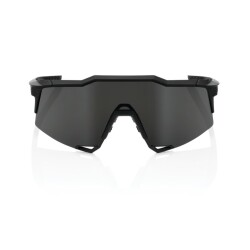 100% SPEEDCRAFT - Soft Tact Black - Smoke Lens - 2