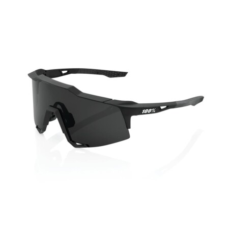 100% SPEEDCRAFT - Soft Tact Black - Smoke Lens - 3