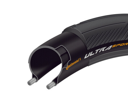 Continental Ultra Sport 3 PureGrip 700x28 Katlanır Bisiklet Dış Lastik Siyah-Kahverengi - 3