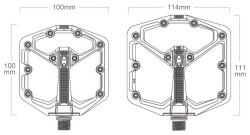 Crank Brothers Stamp 1 Large Platform Pedal Turkuaz - 4