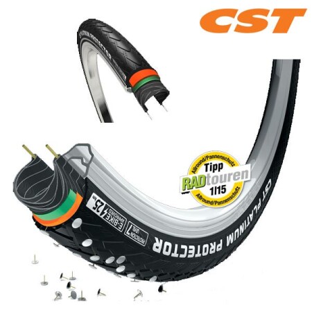 CST C1920 Platınum Protector 26x1.75 Dış Lastik 7 Seviye Korumalı - 1