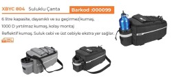 Forte GT Bisiklet Çantası Bagaj Üst Cepli İmpertex Kumaş Xbyc 804 Gri - 2