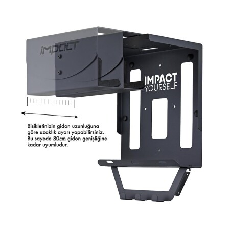 İmpact Bike Dock Bisiklet Duvar Standı Askısı - Bej - 7