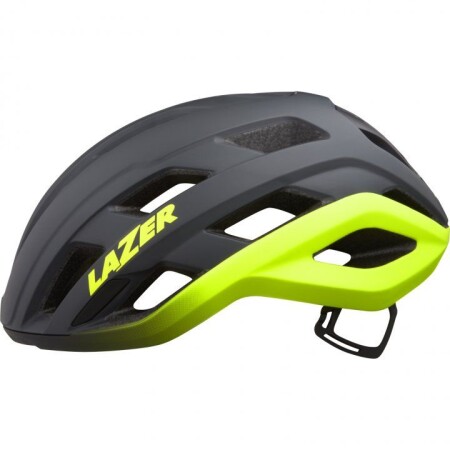 Lazer Strada KinetiCore Yol Kask Mat Koyu Gri Flash Sarı (L 58/61cm) - 4