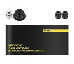 Mavic Aksium 700C Disk Centerlock Yol Bisiklet Jant Seti Siyah - 6