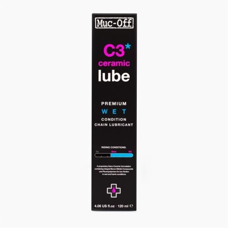 Muc-Off C3 Wet Ceramic Lube Zincir Yağı120ml - 1