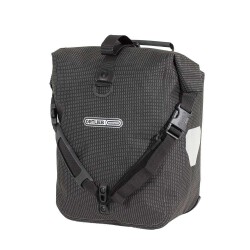 Ortlieb F6152 Back-Roller Hıgh Visibility Ön Bisiklet Çanta 25L Siyah Reflective - 2