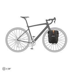 Ortlieb F9982 Bikepacking Gravel Bisiklet Heybe Çanta 25L Mat Siyah QL2.1 - 8