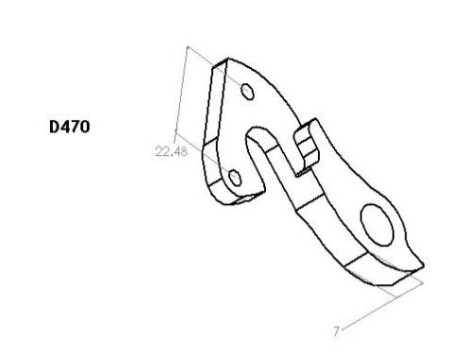 Pinarello Dogma F8-F10 Kadro Kulağı-Hanger - 5