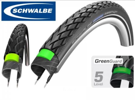 Schwalbe Marathon Green Guard Dış Lastik(5 -Seviye) 700X32 Korumalı Lastik - 1