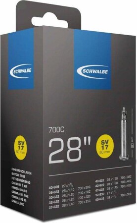 Schwalbe Sv17 60Mm 700x28-45C İnce Sibop İç Lastik - 1