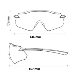 Shimano Aerolite P Gözlük Beyaz Ridescape - 5