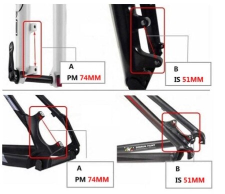 Shimano Arka Disk Fren Adaptörü SM-MA-R140 (P/D) Flat Mount to Post Mount 140mm - 4