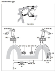 Shimano EW-RS910 Dura-Ace / Ultegra / GRX Di2 için Bağlantı Kutusu - 6