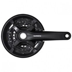 Shimano FC-MT210-3 Aynakol 3x9V 22-30-40T 175mm Kapaklı - 2