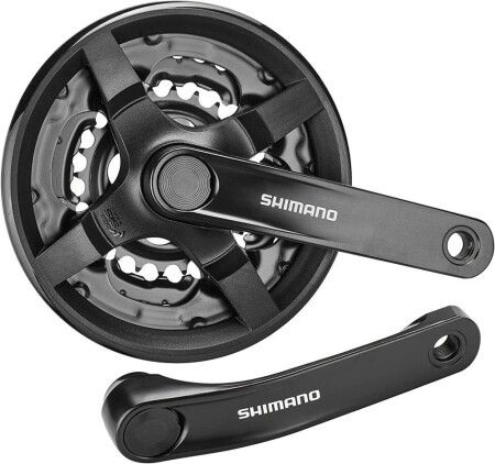 Shimano FC-TY301 Aynakol 33x7X8V Siyah 24/34/42T 170mm - 1