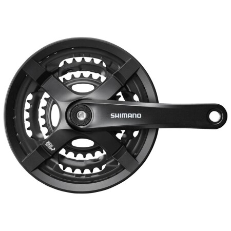 Shimano FC-TY501 Aynakol 3x7X8V Siyah 24/34/42T 175mm - 1