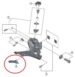 Shimano Fd-R9100 Skid Plate Zincir Koruma Plakası - 2