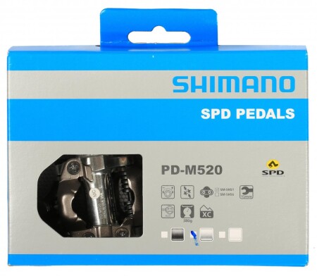 Shimano Pedal SPD Kal SM-SH51 - PD-M520 Gümüş - 2