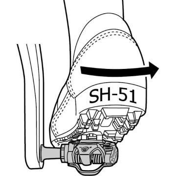 Shimano SM-SH51 Mtb Pedal Kali(Kal Plakası Dahil) - 2