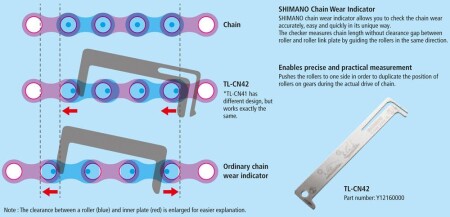 Shimano TL-CN42 Bisiklet Zincir Ölçme Aparatı - 4