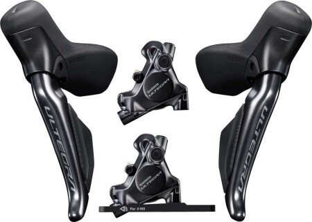 Shimano Ultegra Di2 ST-R8170+BR-R8170 2x12 Vitesli Hidlorik Disk Fren Seti - 1