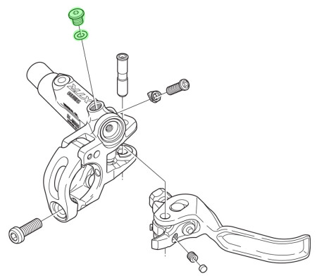 Shimano Yağ Doldurma Hava Alma Vidası (M5 x 4.7) XTR - 2