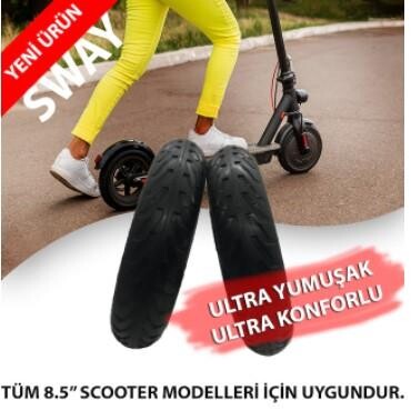 Xiaomi SWAY 8.5 inç Elektrikli Scooter Dolgu Dış Lastik 8-1/2 - 2