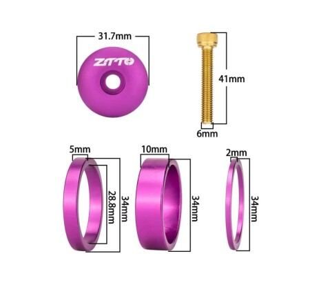 ZTTO Boğaz Altı Bilezik Spacer - Mavi - 2